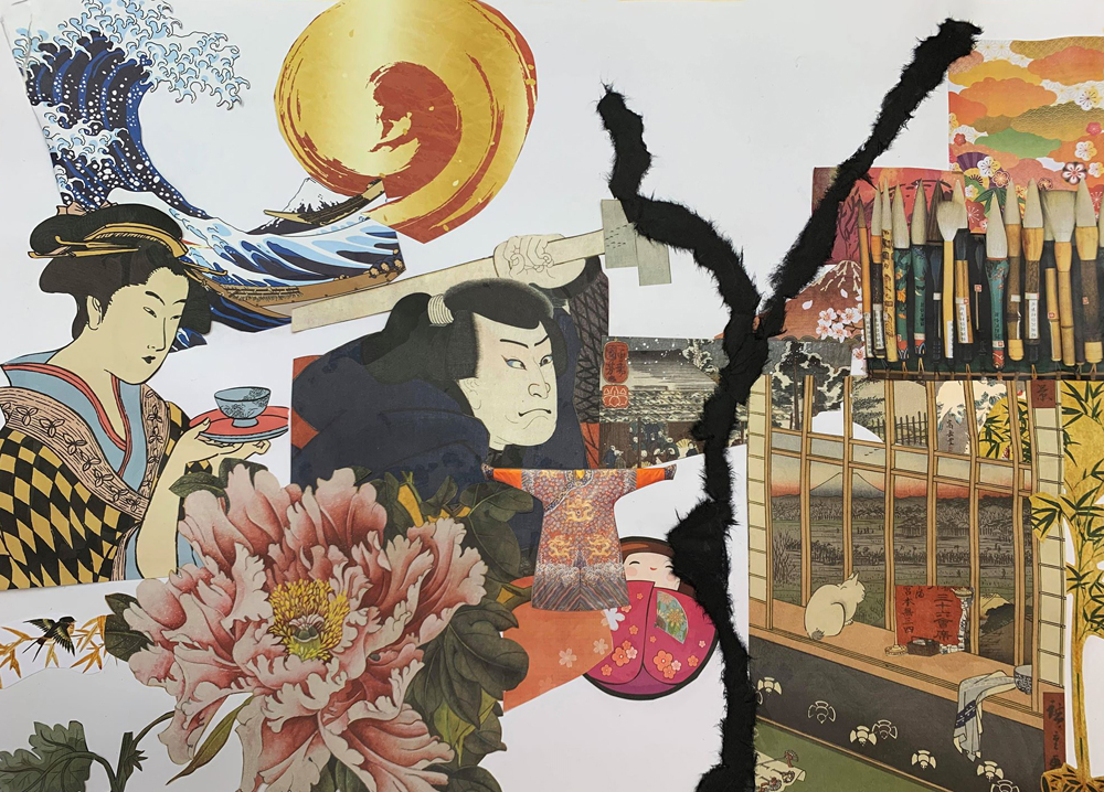 collage kintsugi therapeutique