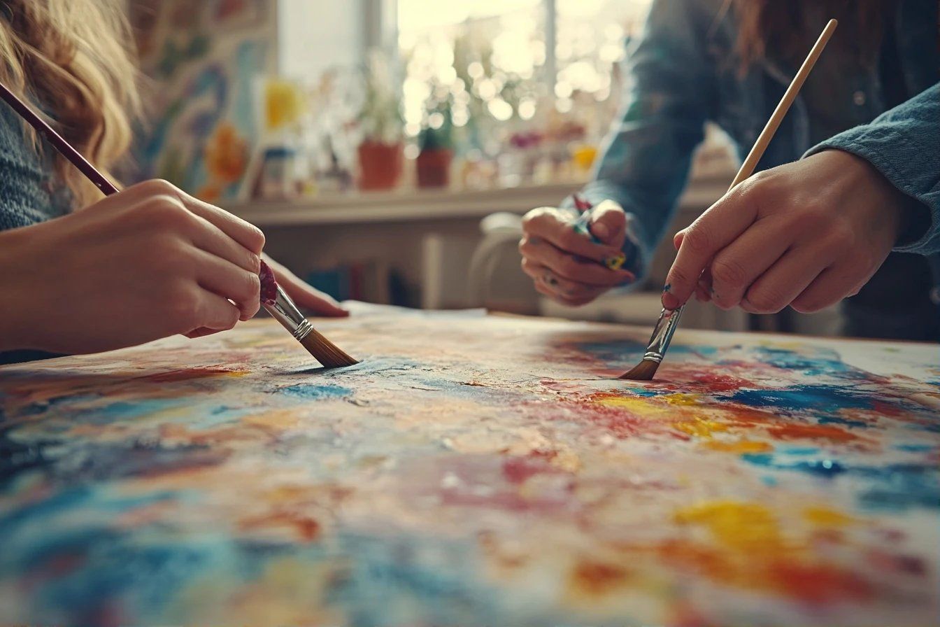 L’art thérapie conjointe peut-elle aider à traverser une épreuve commune ?