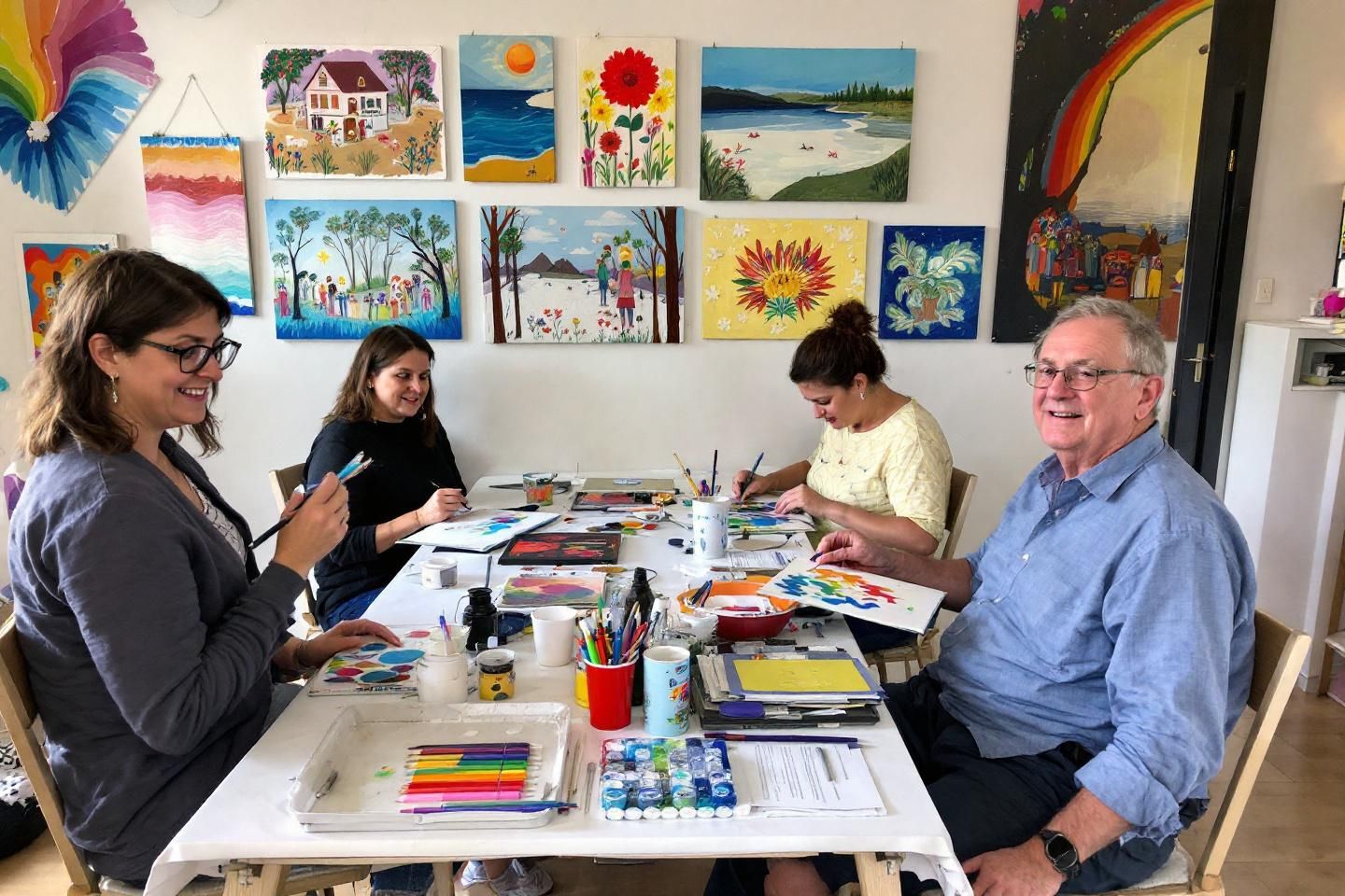 Peut-on développer l’écoute active grâce à l’art thérapie collective ?