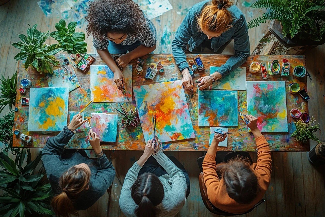 L’art thérapie en groupe peut-elle être efficace dans le cadre d'un accompagnement post-addiction ?