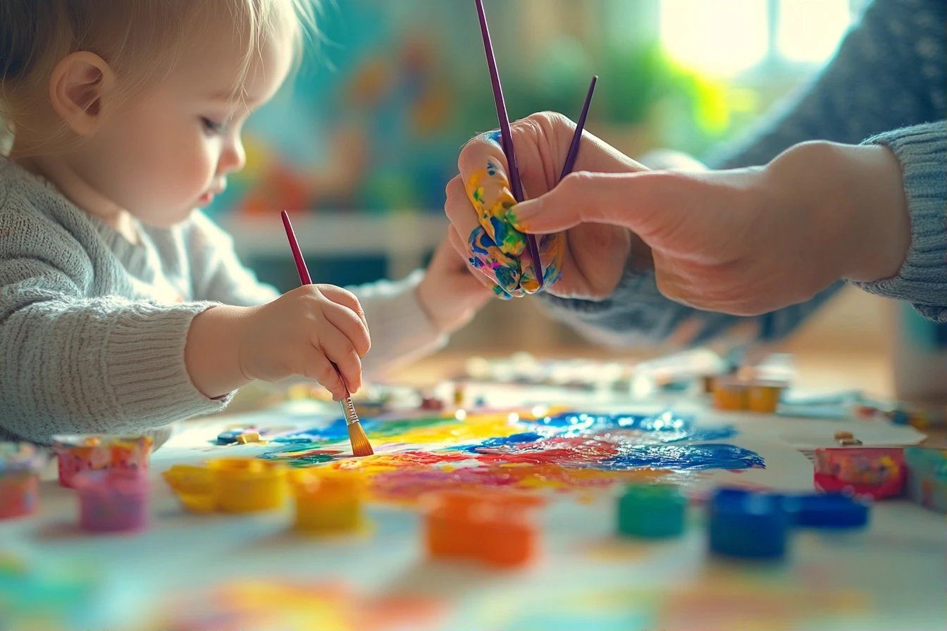 Peut-on suivre une séance d’art thérapie avec son enfant ?